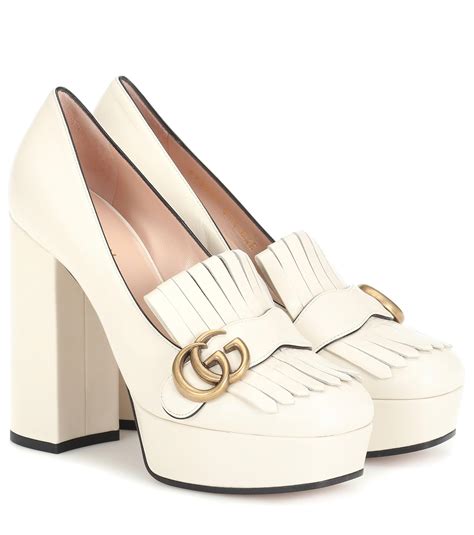 gucci marmont platform heels|Gucci 6 inch heels.